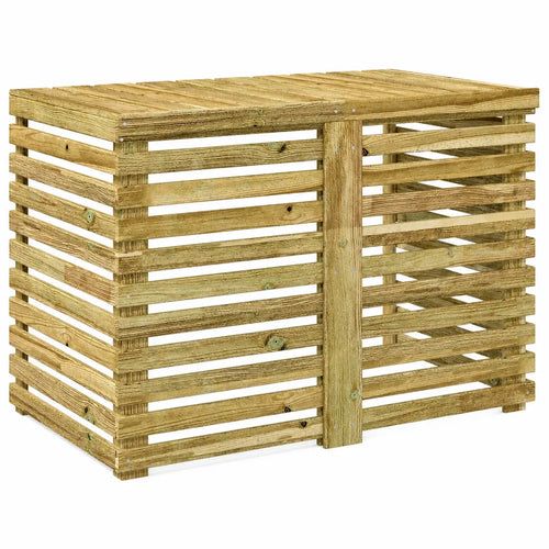 Cache climatiseur extérieur en bois de pin traité, modèle M 100x58x70cm
