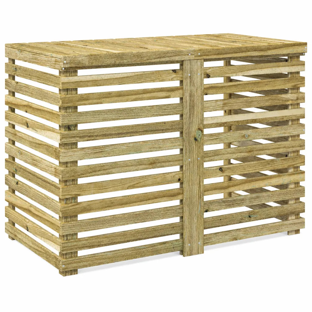Cache climatiseur extérieur en bois de pin traité, modèle L 110x58x79cm
